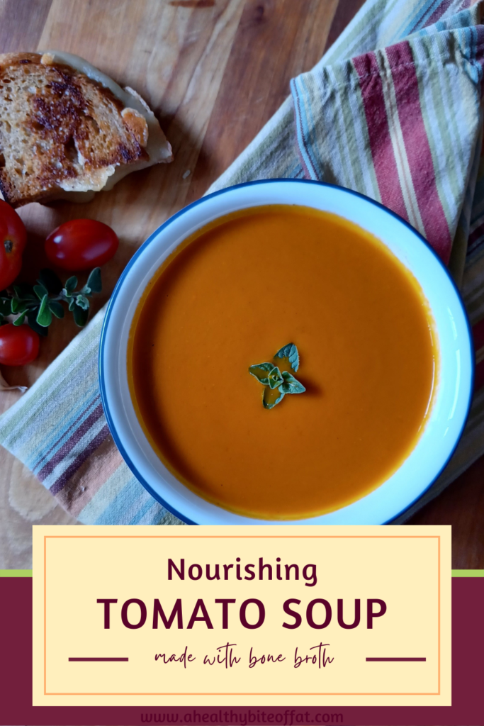 Homemade Tomato Soup Recipe - A Healthy Bite of Fat